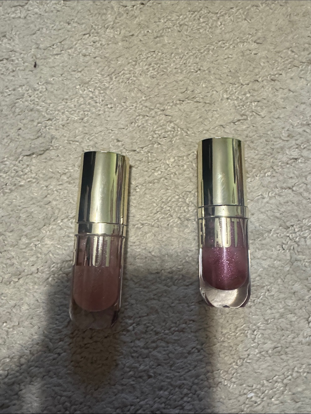 BeautyCounter Lip Gloss Duo in cranberry shimmer and cosmic shimmer - brand new